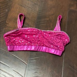 Pink dance top